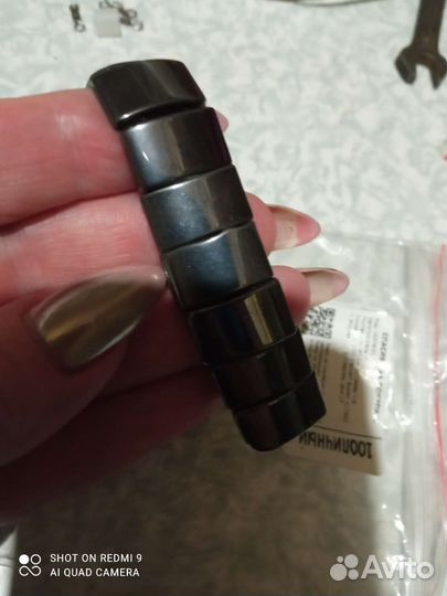 Гематитовый браслет