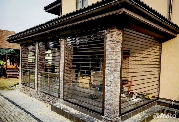 Гаражные секционные ворота рольставни