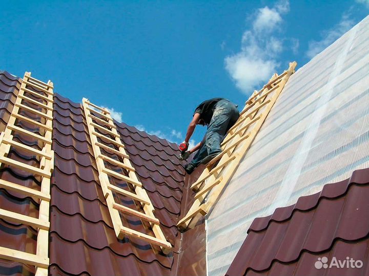 Ремонт замена кровли утепление и замена обрешётки