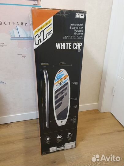 SUP-доска с набором Bestway White Cap