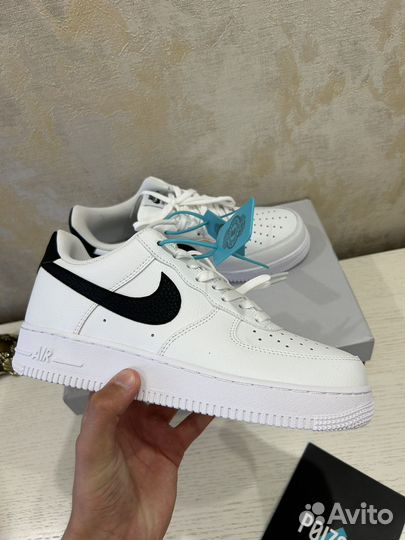 Nike Air Force 1 '07 Low White and Black оригинал