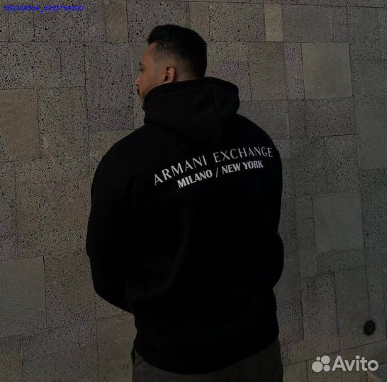 Зип худи Armani Exchange (лучшее качество) (Арт.95357)