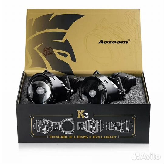 Линзы Aozoom Dragon Knight K3 на Infiniti FX