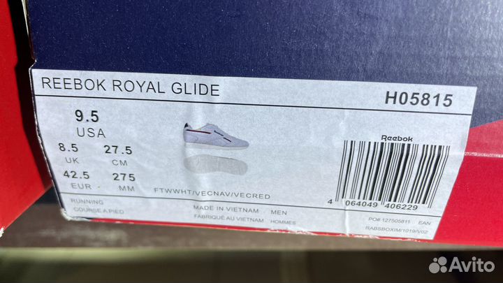 Кроссовки Reebok royal glide муж и женские