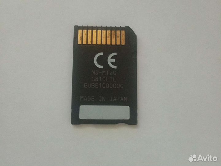 Карта памяти Sony pro duo Mark 2 2GB