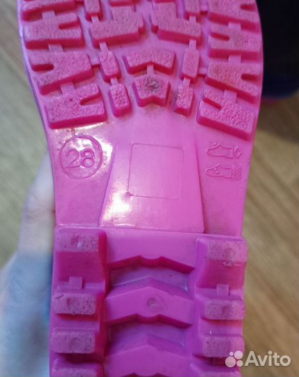 Резиновые сапоги 28р