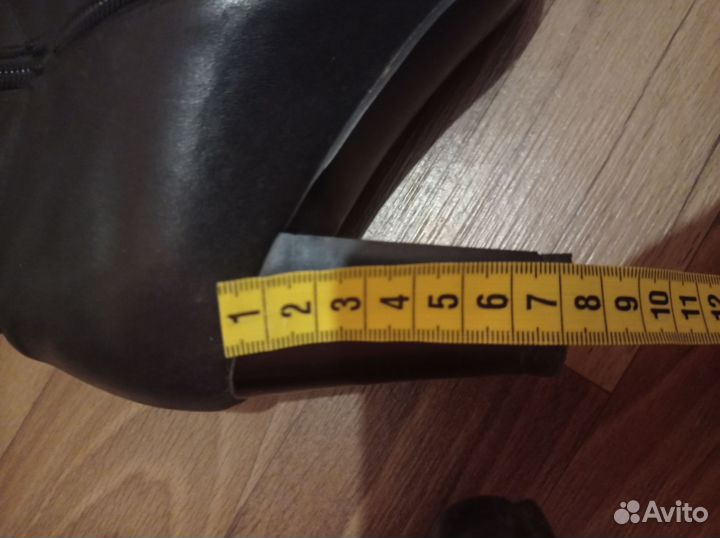 Сапоги осень весна женские 36 кожа