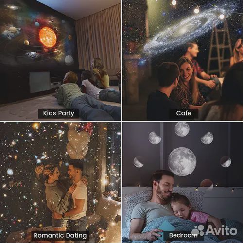 Проектор ночное небо, все в комплекте
