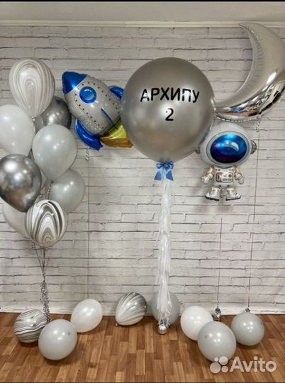 Оформление воздушными шарами. «Дядя Шарик»