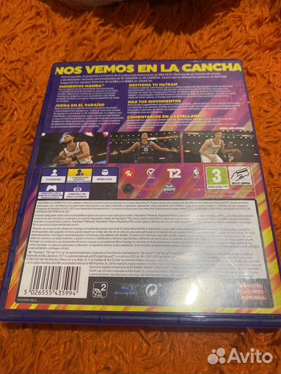 Диски на ps4 NBA24