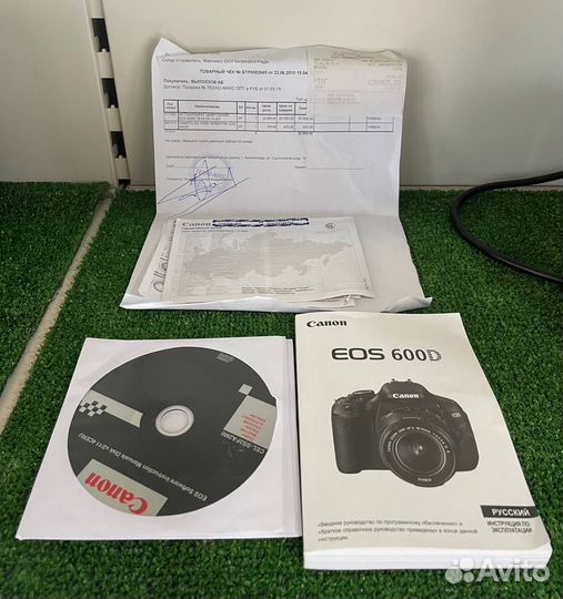 Фотоаппарат Canon EOS 600D полный комплект