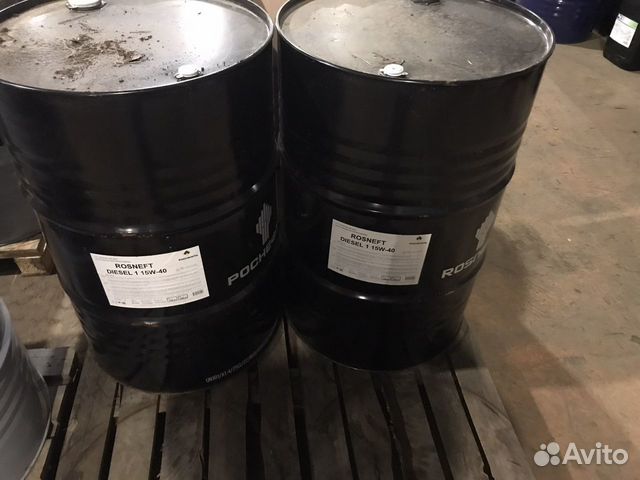 Масло моторное Роснефть Diesel 1 15/40 216л(бочка)