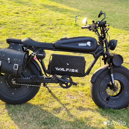 Электровелосипед ретро фетбайк Super Motor E bike