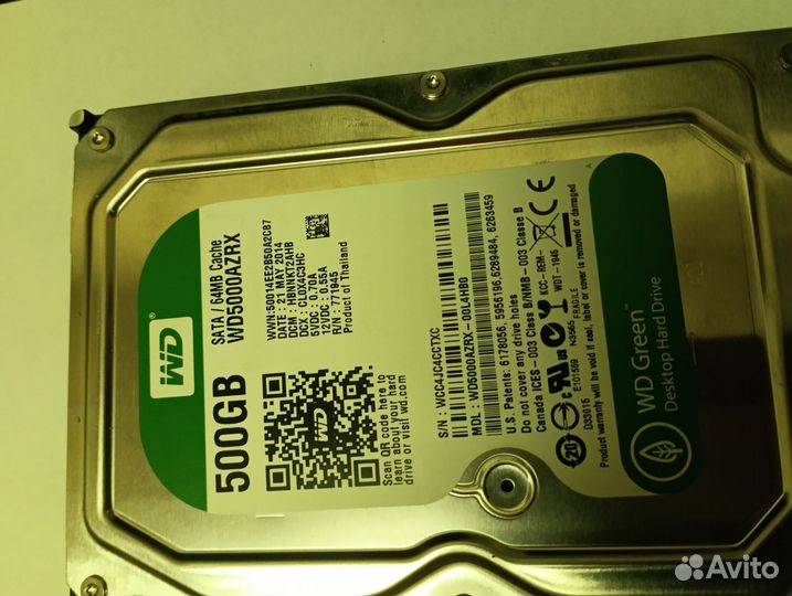 Жесткий диск 500 гб WD