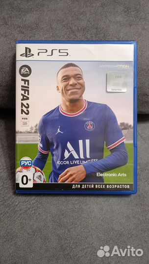 Игровой диск для ps5 FIFA 22