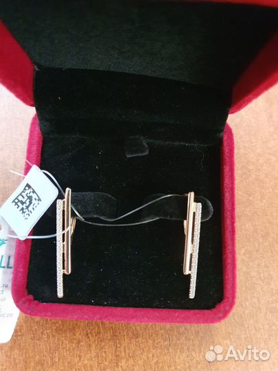 Золотые серьги