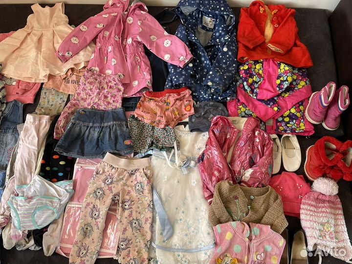 Детские вещи пакетом на девочку 3 4 5 лет