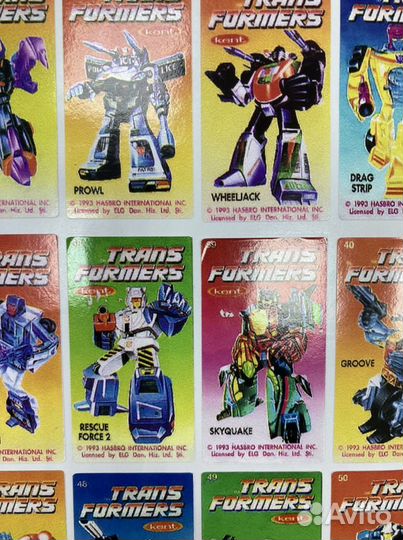 Наклейки Трансформеры Transformers из 90х