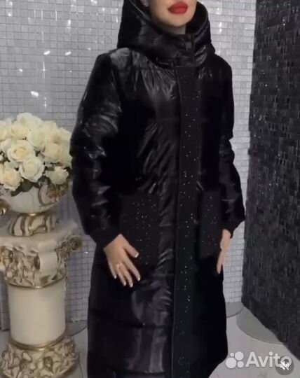 Куртка зимняя женская 42 44 размер черная новая