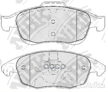 Колодки тормозные дисковые перед PN0471 NiBK