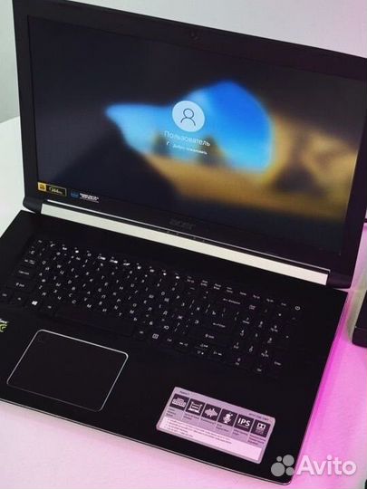 Игровой ноутбук acer