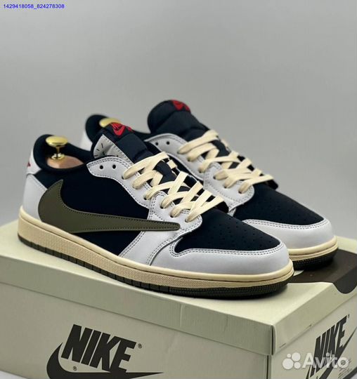 Nike Air Jordan 1 Low & Travis Scott (Арт.77547)