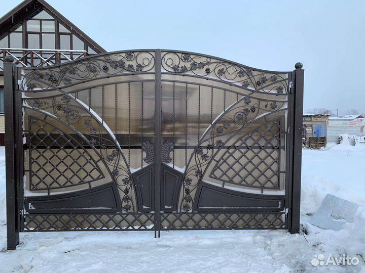 Ворота кованые