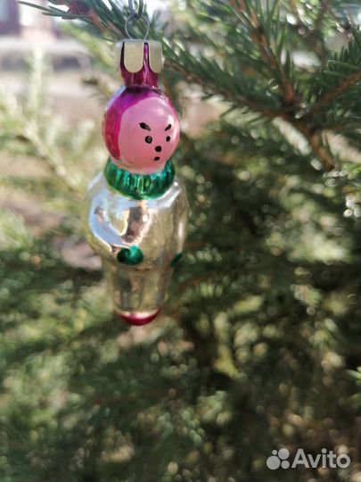 Елочные игрушки СССР на прищепке