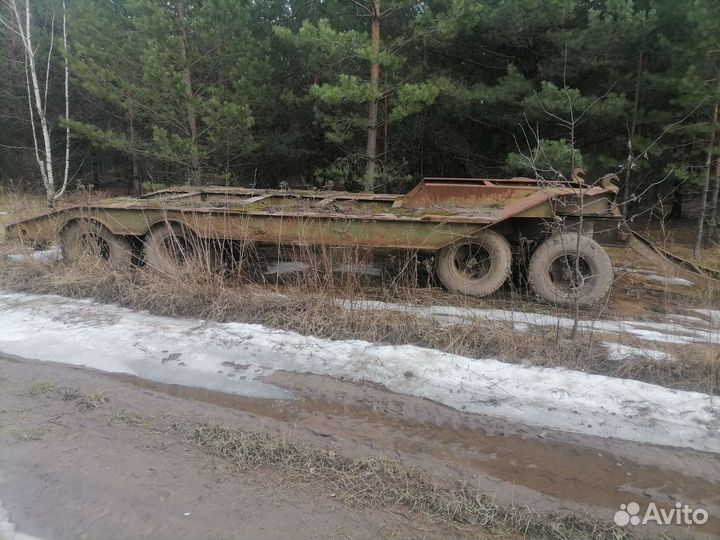 Прицеп трал (тяжеловоз) ЧМЗАП 8358, 1992