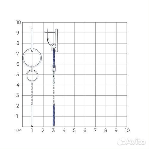 Серьги Diamant из серебра, 94-121-02030-1