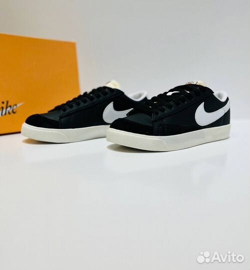 Кроссовки copy: nike blazer, черные