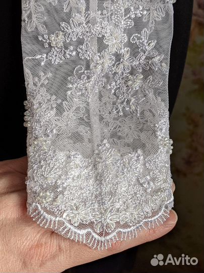 Свадебное болеро кружево 44р