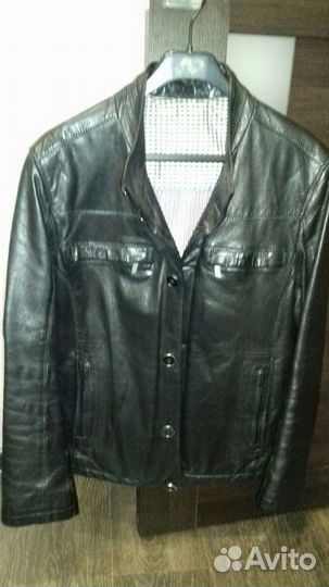 Кожаная куртка мужская