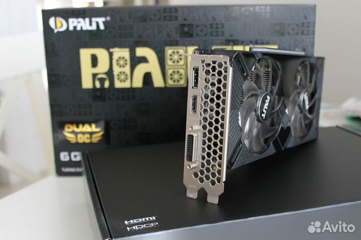 Видеокарта Palit 1660Ti Dual OC гарантия