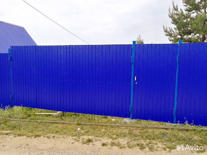 Заборы из профнастила