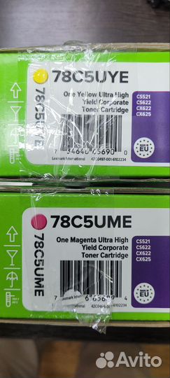 Картриджи lexmark оригинал