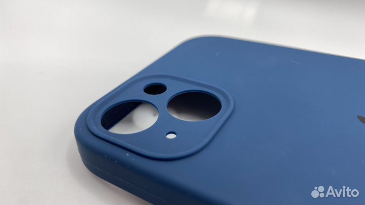 Чехол на iPhone 13 Silicon Case Abyss Blue