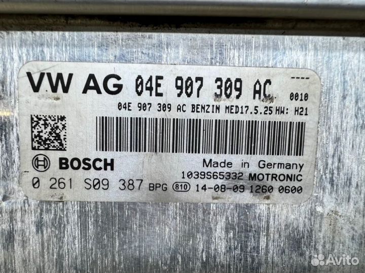 Блок управления двигателем Audi A3 8V czca 2014