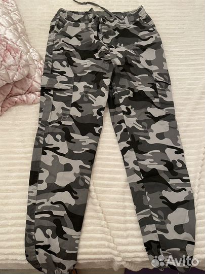 Брюки карго мужские подростковые новые, 48-50, 36