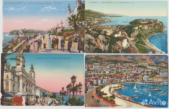 Монако на открытках начала хх века объявление продам