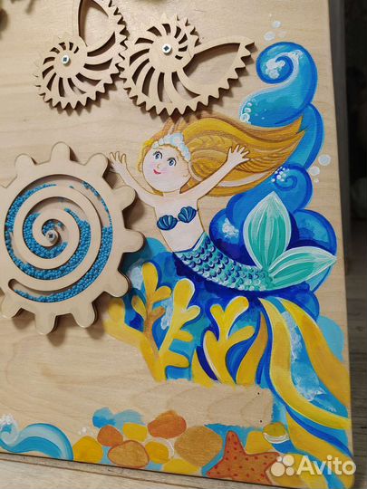 Бизиборд. Ручная работа