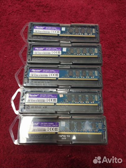 Память ddr3 4Gb 1333MHz - 1600MHz 1.5V