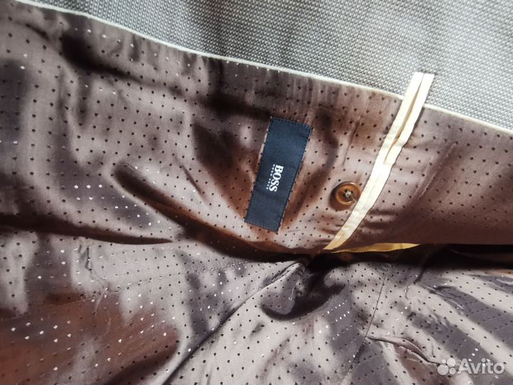 Пиджак Hugo Boss, Италия, коричнево-бежевый