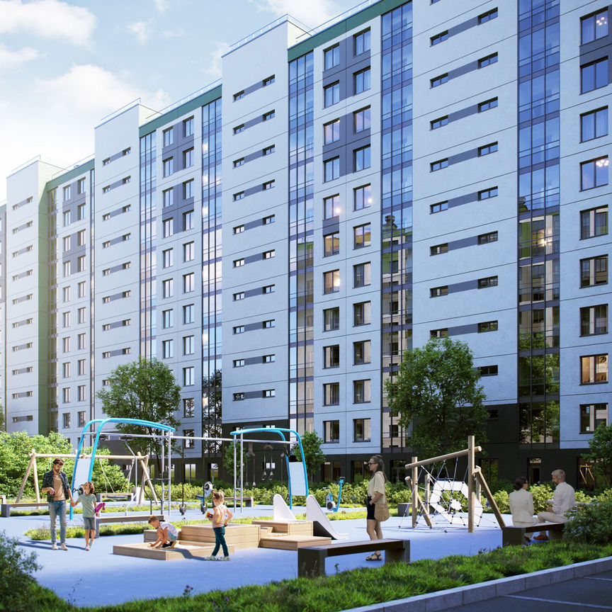 2-к. квартира, 54 м², 2/12 эт.