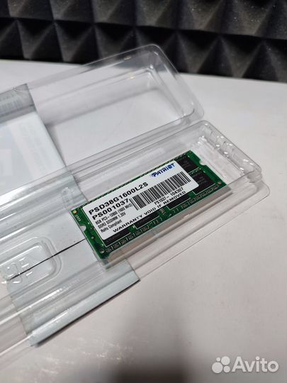 Озу для ноутбука DDR3L 8GB 1600MHz patriot