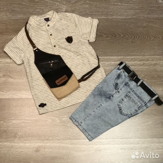 Футболка+шорты+сумка