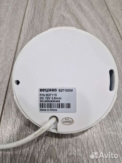 Ip видео камера купольная beward b2710