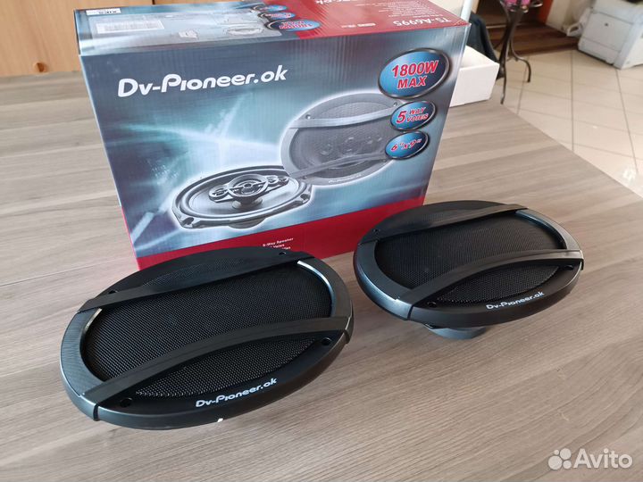 Динамики овалы Pioneer TS-A6995 Новые 16x23 см