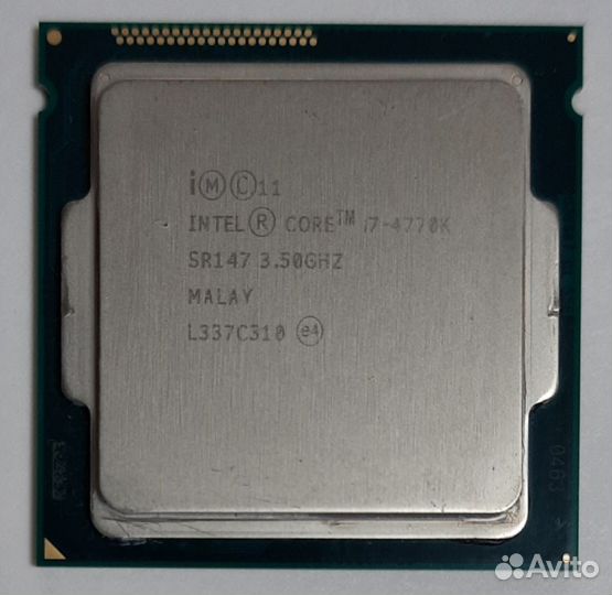 Процессор Intel Core i7-4770K 3.5