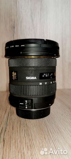 Объектив sigma 10-20 f/3.5 ex/dc для Nikon